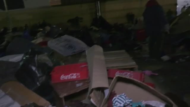 Desmantelan un campamento de migrantes ilegales en la ciudad de Tijuana