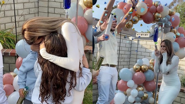 'Medico mom's UNIQUE gender reveal idea involves an... IV DRIP BAG '