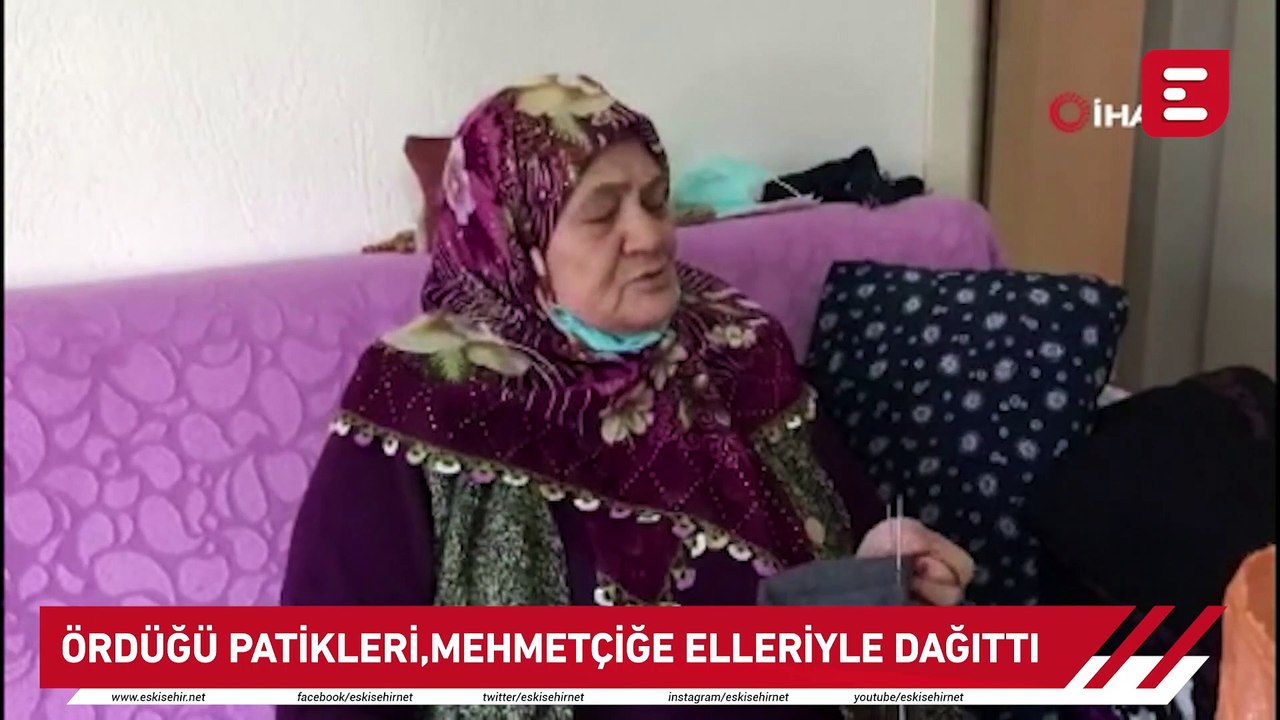 Ördüğü patikleri Mehmetçiğe elleriyle dağıttı