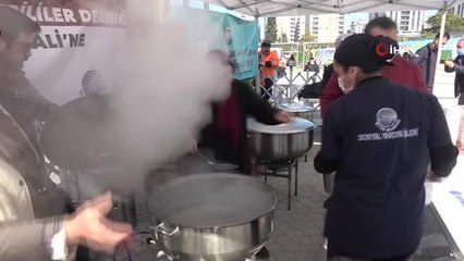 Adana'da mantı kuyruğu... Adana Kayserililer Derneği tarafından Mantı Festivali düzenlendi