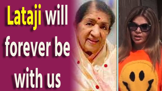 Rakhi Sawant condoles Lata Mangeshkar's demise