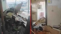 Üsküdar'da 5 katlı binada meydana gelen patlama bir evi harabeye çevirdi! İşte ilk görüntüler