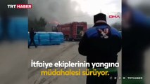 Eyüpsultan'da su dolum tesisinde yangın