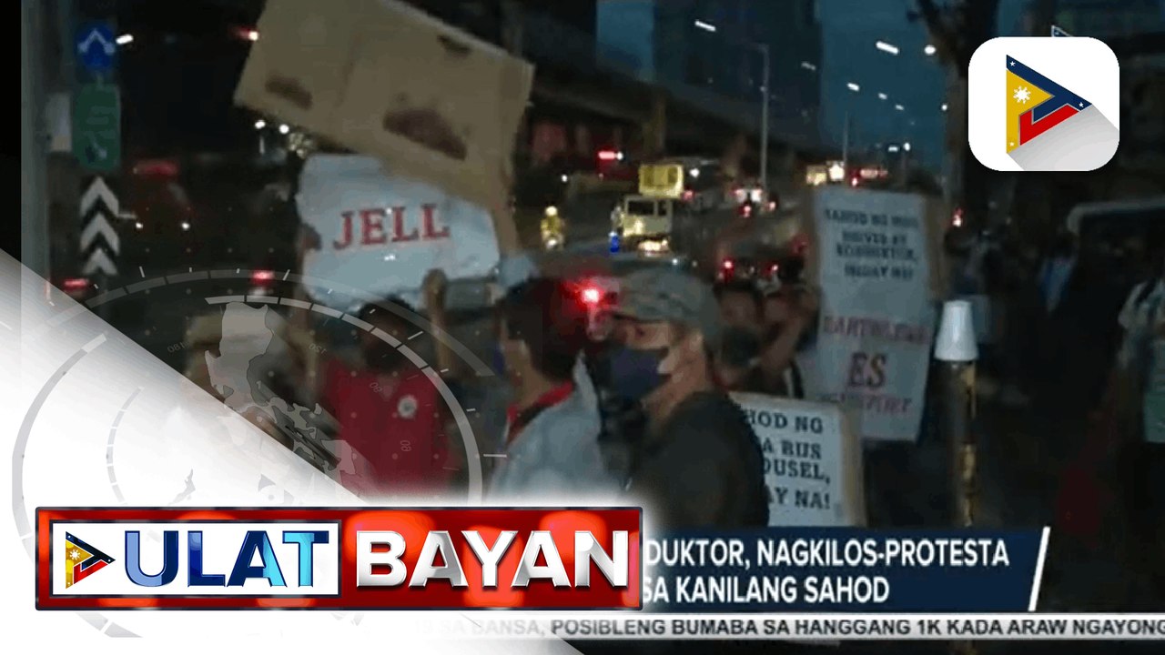 Grupo ng mga driver at konduktor, nagkilos-protesta dahil sa problema sa kanilang sahod - Sen. Go, pinangunahan ang imbestigasyon ng kontrobersiya ng PATAFA at pole vaulter na si EJ Obiena - 8 Senador, pumirma sa partial committee report ng Senado kaugnay