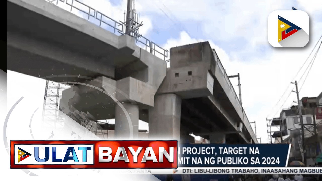 Huling girder ng LRT-1 Cavite Extension, inilagay na; LRMC: LRT-1 Extension Project, target na matapos sa 2023 at magamit ng publiko sa 2024