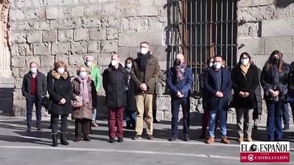 Minuto de silencio por Esther en la Diputación de Valladolid