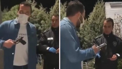 Elindeki silahı sallayarak polislere tepki gösteren Gökhan Göz'den ilk açıklama: Özür dilerim