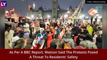 Canada's Capital Ottawa Declares State Of Emergency Over Truckers' Protest As Residents Complain Of Traffic Jams, Hate Crimes