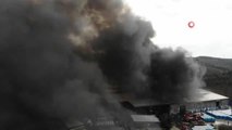 Son dakika haber | Kemerburgaz'da su dolum tesisinde yangın
