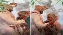 Karishma Tanna cries while wearing mangalsutra with Varun Bangera in wedding; Video | FilmiBeat
