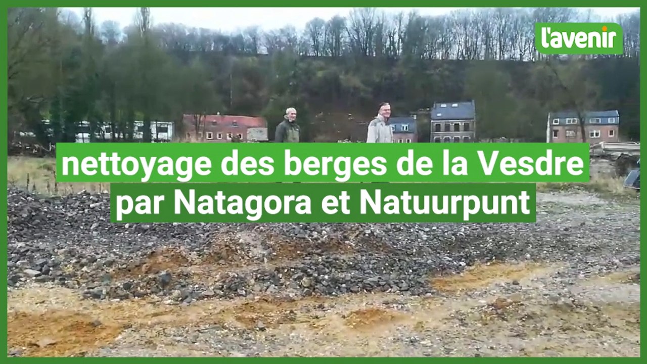 Nettoyage des berges de la Vesdre