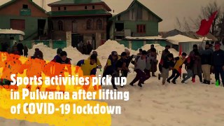 Sports activities pick up in Pulwama after lifting of COVID-19 restrictions