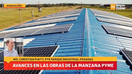 Avances en las obras de la Manzana Pyme