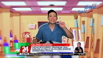 Kapuso Infotainment program na "AHA!," kabilang sa finalist ng 2022 Prix Jeunesse International Festival | 24 Oras