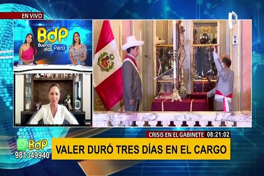 Mávila Huertas: El presidente está negado a la renuncia. La calle ya necesita pronunciarse