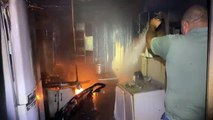 Equipes da Prefeitura e Bombeiros combatem incêndio em residência em Pérola