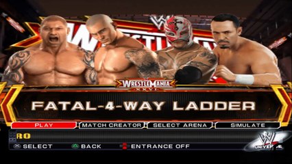 WWE SmackDown! vs. Raw 2011 Randy Orton vs Rey Mysterio vs Batista vs Chavo Guerrero