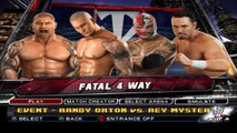 WWE SmackDown! vs. Raw 2011 Randy Orton vs Rey Mysterio vs Batista vs Chavo Guerrero