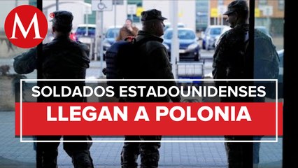 Soldados de EU llegan a Polonia en medio del conflicto entre Rusia y Ucrania