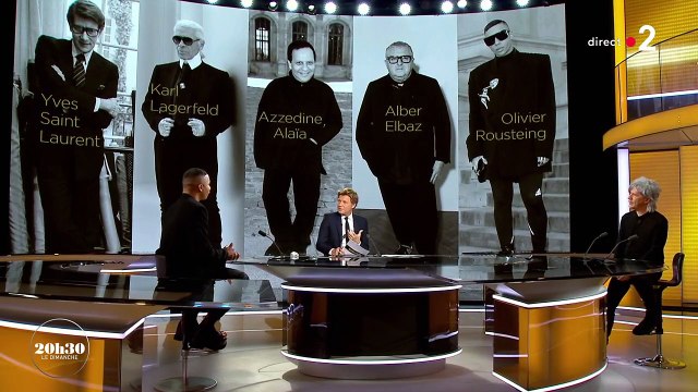 Olivier Rousteing évoque ses graves brûlures suite à une explosion à son domicile dans l'émission 20h30 le dimanche , présentée par Laurent Delahousse.