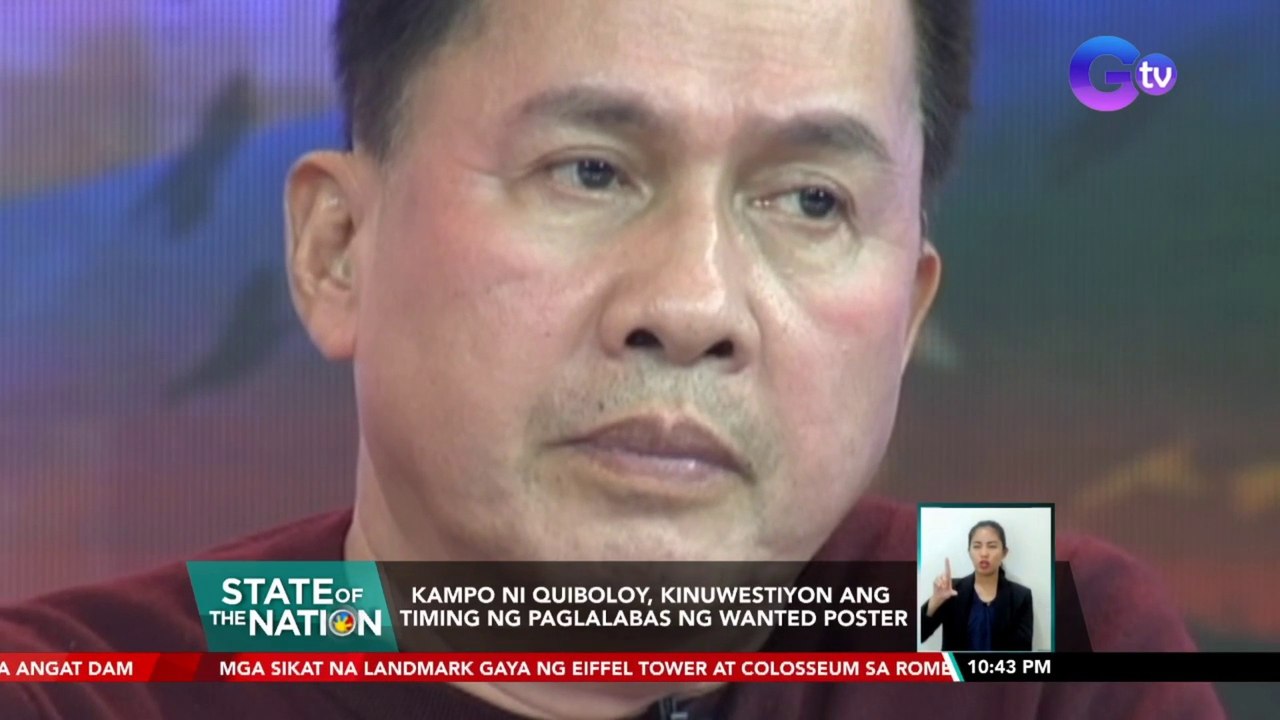 Paglalabas ng immigration lookout bulletin order laban kay Pastor Quiboloy at kasamahan, pag-aaralan ng DOJ | SONA