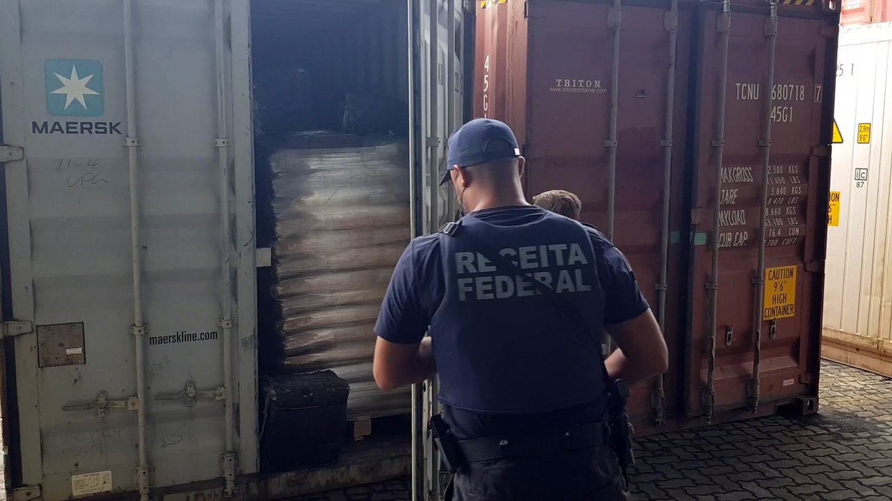 Mais de 230 kg de cocaína são apreendidos no Porto de Itapoá​ em carga que iria à Itália