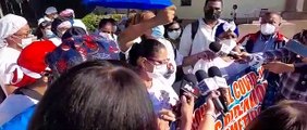 Enfermeras marchan en reclamo de nombramientos prometidos