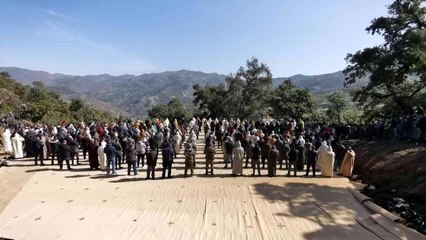 Fas'ta düştüğü kuyuda hayatını kaybeden Rayan son yolculuğuna uğurlandı