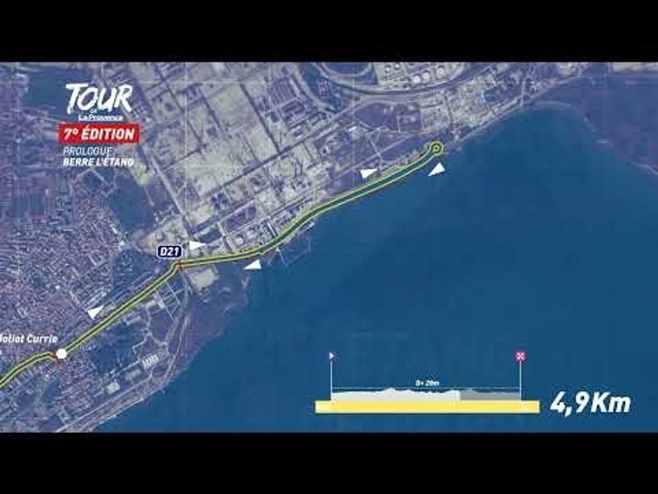 Tour de la Provence : découvrez en détail le profil du prologue à Berre-l'Étang