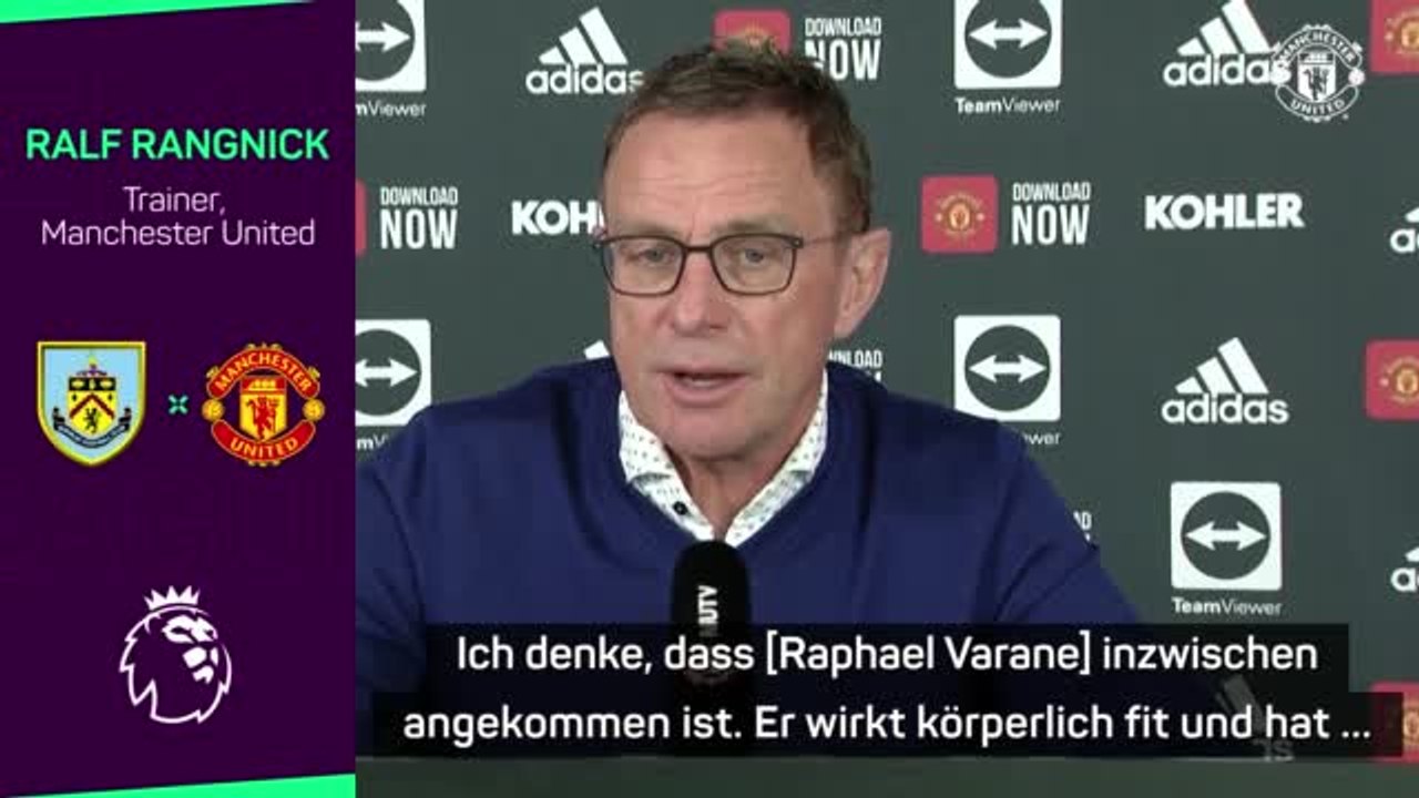 Rangnick: “varane ist inzwischen angekommen”