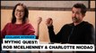 Rob McElhenney and Charlotte Nicdao on Mythic Quest's famous cameos
