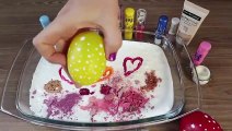 Mixing Makeup Into Glossy Slime ! Recycling My Makeup In Slime ! RELAXING SLIME WITH BALLOONS