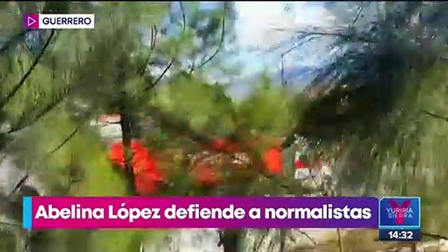 Alcaldesa de Acapulco defiende a normalistas tras enfrentamiento con la Guardia Nacional