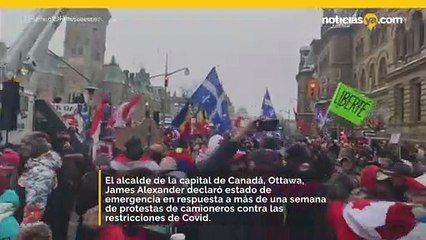 Tải video: Canadá declaró estado de emergencia en respuesta a más de una semana de protestas de camioneros