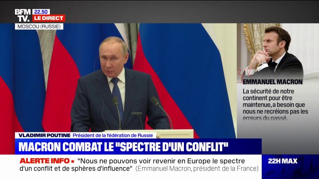 Vladimir Poutine: Si l'Ukraine devient membre de l'Otan et récupère la Crimée par la voie militaire, les pays européens vont être entraînés automatiquement dans un conflit avec la Russie