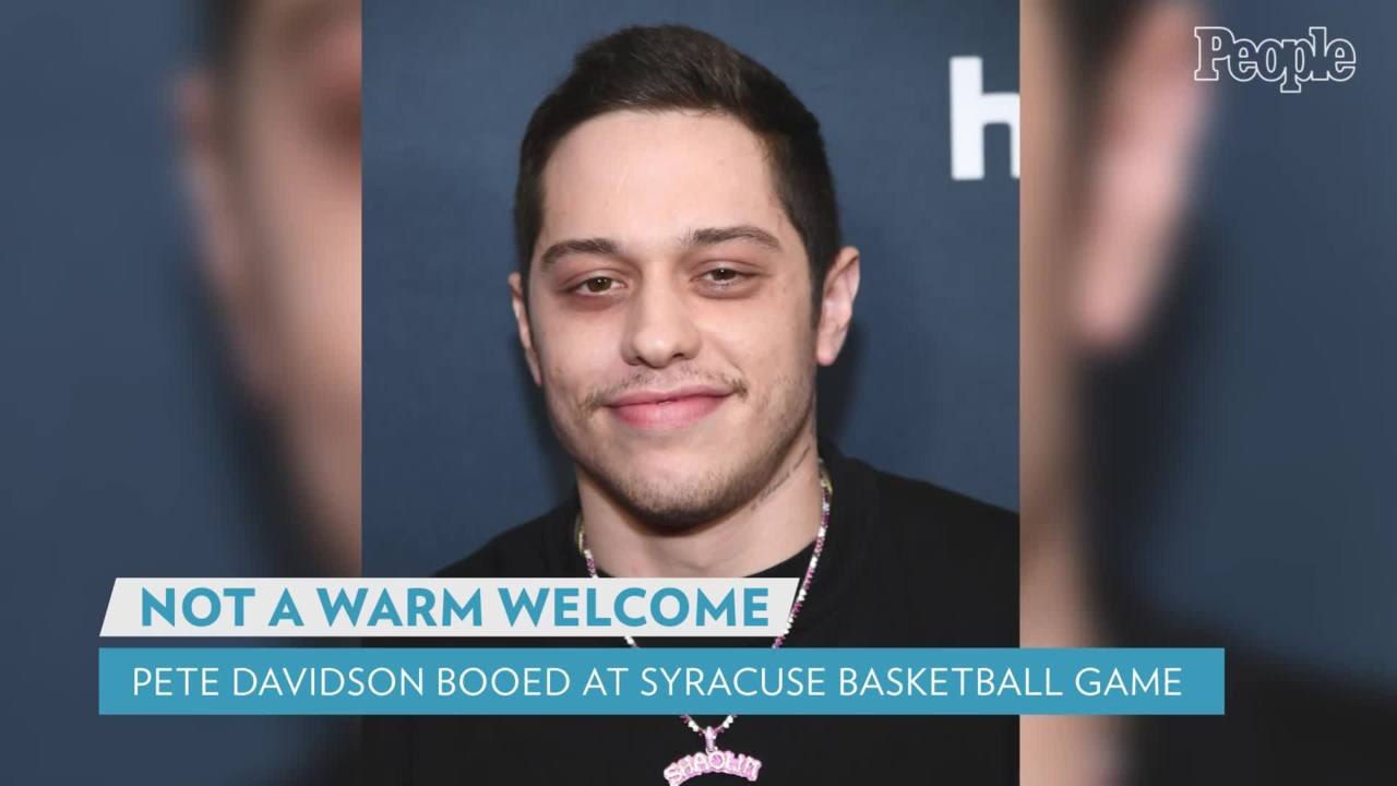 Pete Davidson Booed by Syracuse Fans After Previously Calling City 'Trash'