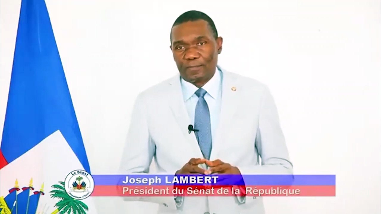 Message à la nation du Président du Sénat de la République Joseph Lambert / 7 Février 2022