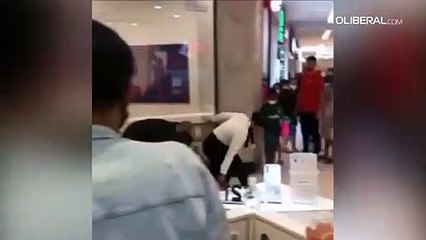 Confusão chama atenção em shopping de Belém