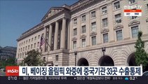 미, 베이징 올림픽 와중에 중국기관 33곳 수출통제