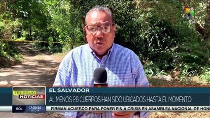 Autoridades salvadoreñas hallan un nuevo cementerio clandestino