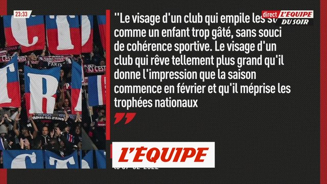 Le CUP fait part de sa colère concernant la situation du PSG - Foot - L1 - PSG