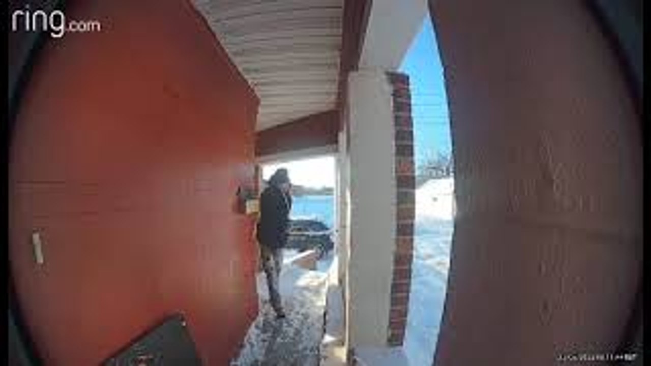 Icicle Falls and Smacks Guy on the Head