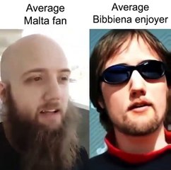 Zeb89 meme: Average Malta fan vs Average Bibbiena enjoyer