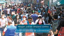 Se amparan dos en Ecatepec para no usar cubrebocas de forma obligatoria; jueces se los niegan