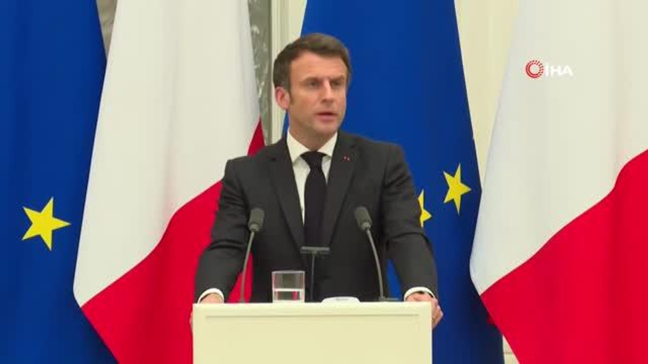 Macron: "Ukrayna krizi hakkında önümüzdeki günler belirleyici olacak"