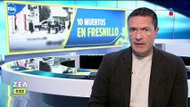 Abandonan 10 cuerpos en calles de Fresnillo, Zacatecas