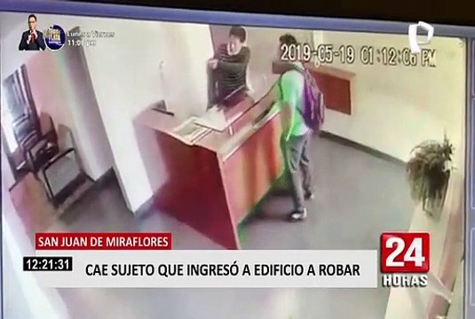 SJM: Capturan a sujeto por robo de joyas y objetos de valor en edificios