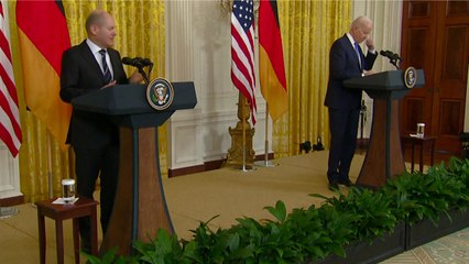 '미-독'·'러-프' 잇단 정상회담..."침공 시 가스관 중단" / YTN