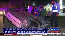 Accidente vial deja varios heridos en el bulevar del Este de San Pedro Sula