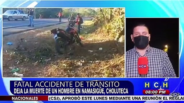 Una persona muere en fatal accidente vial en Namasigüe, Choluteca